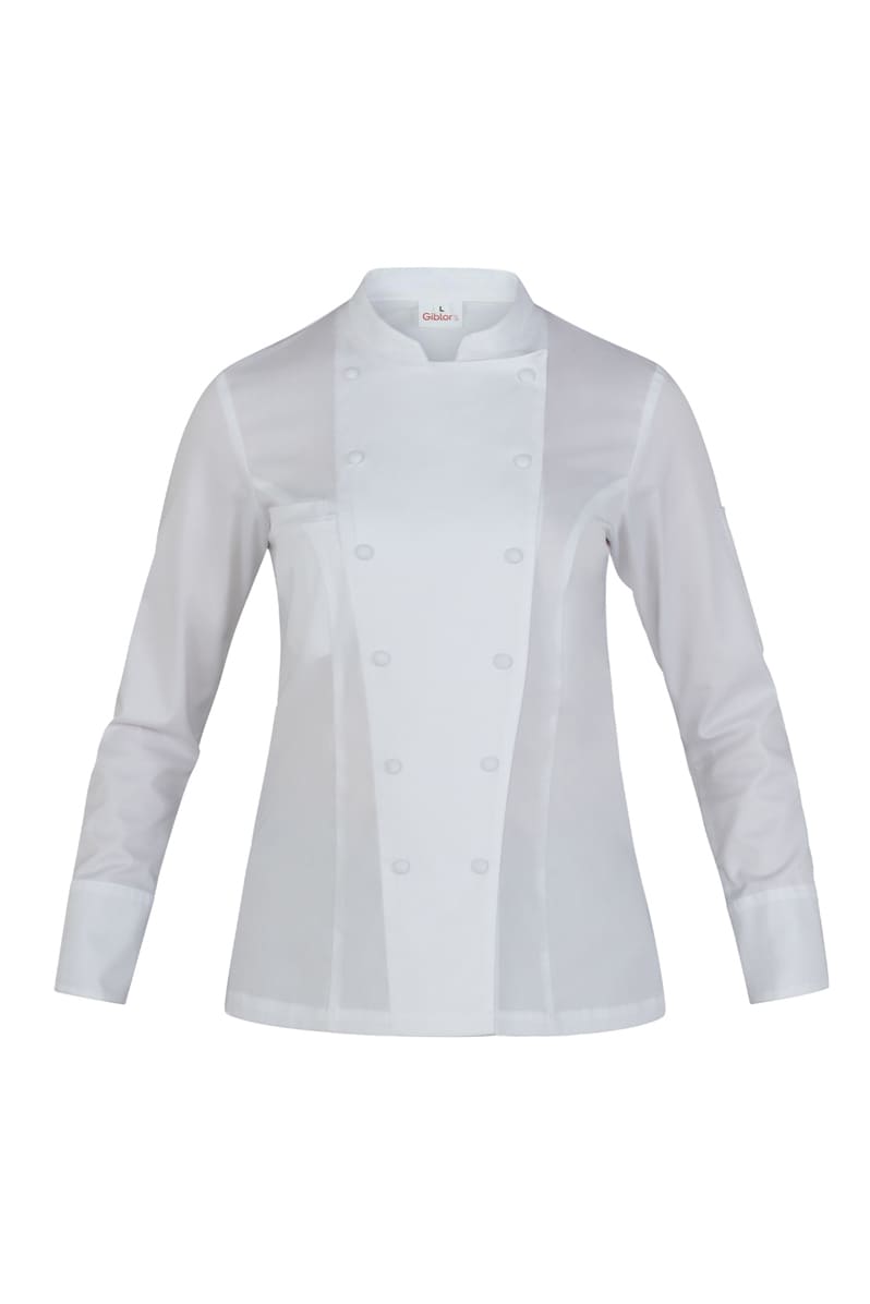 Giacca cuoca showcooking Giblor's Aura 24P08G391 - Westrose SRL - Abbigliamento da Lavoro Personalizzato