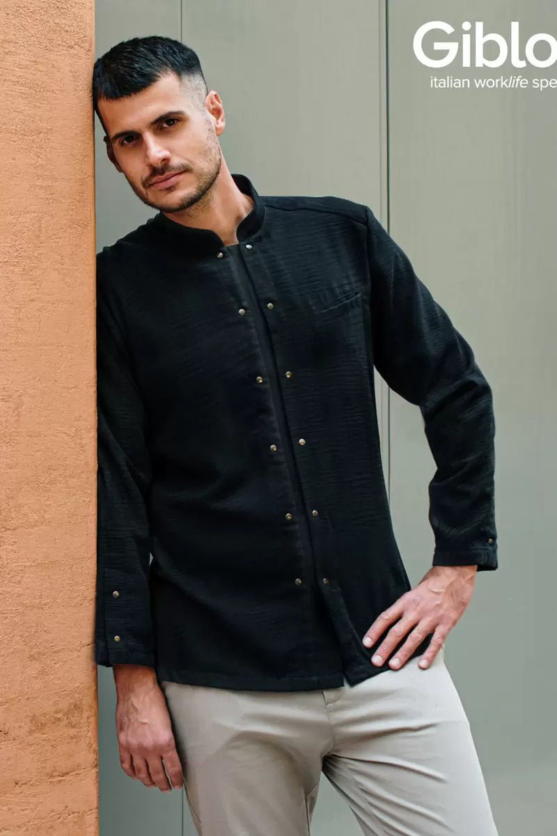 Giacca cuoco effetto lino Giblor's Leonardo - Westrose SRL - Abbigliamento da Lavoro Personalizzato