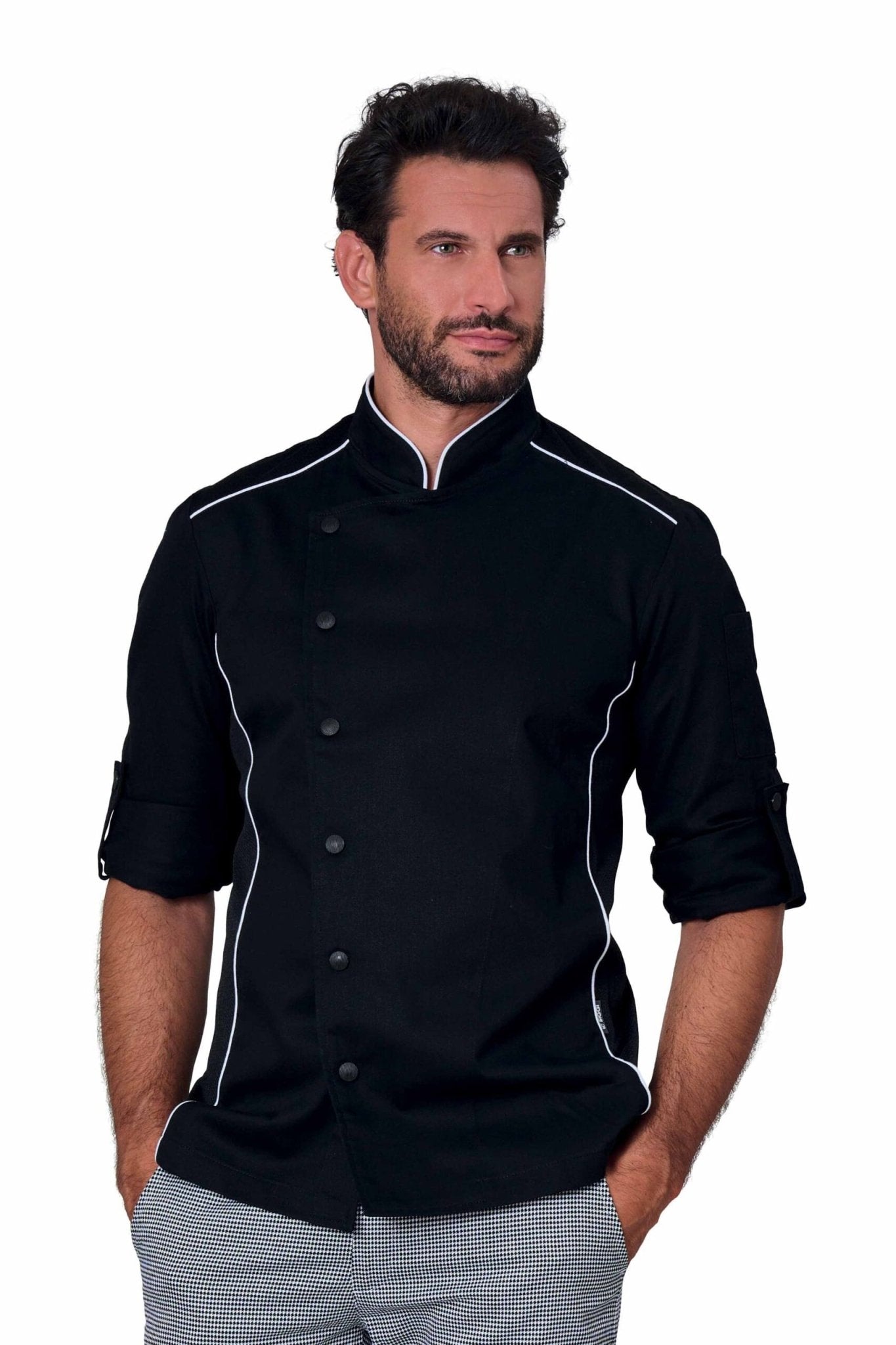 Giacca cuoco in cotone maniche rimboccabili Siggi Alex - Westrose SRL - Abbigliamento da Lavoro Personalizzato