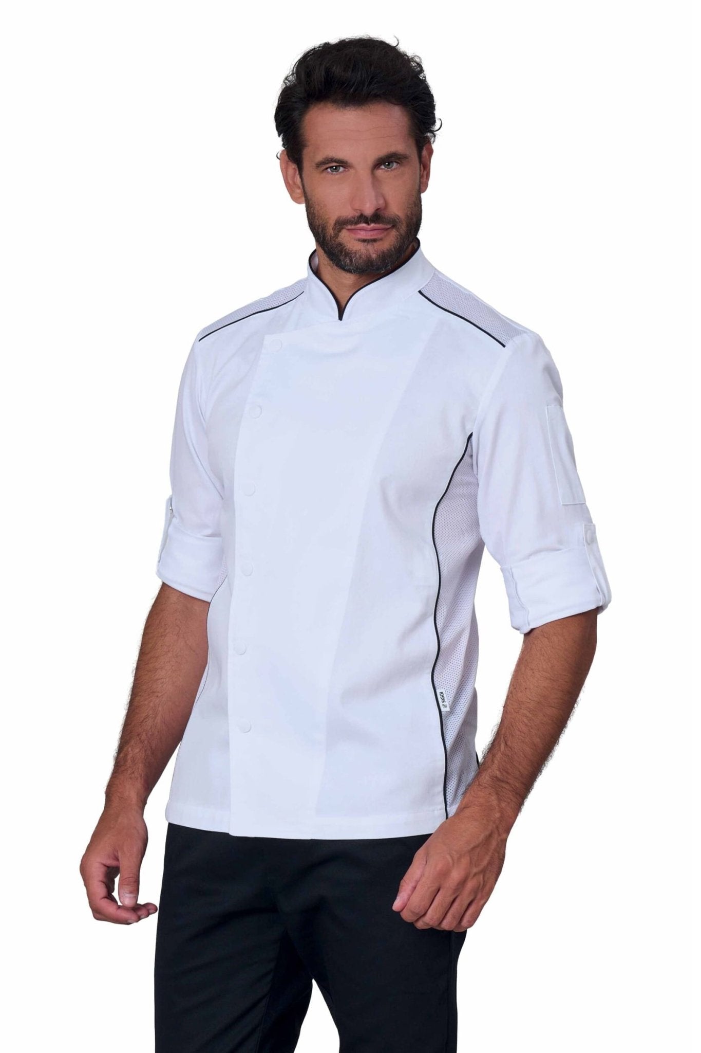 Giacca cuoco in cotone maniche rimboccabili Siggi Alex - Westrose SRL - Abbigliamento da Lavoro Personalizzato