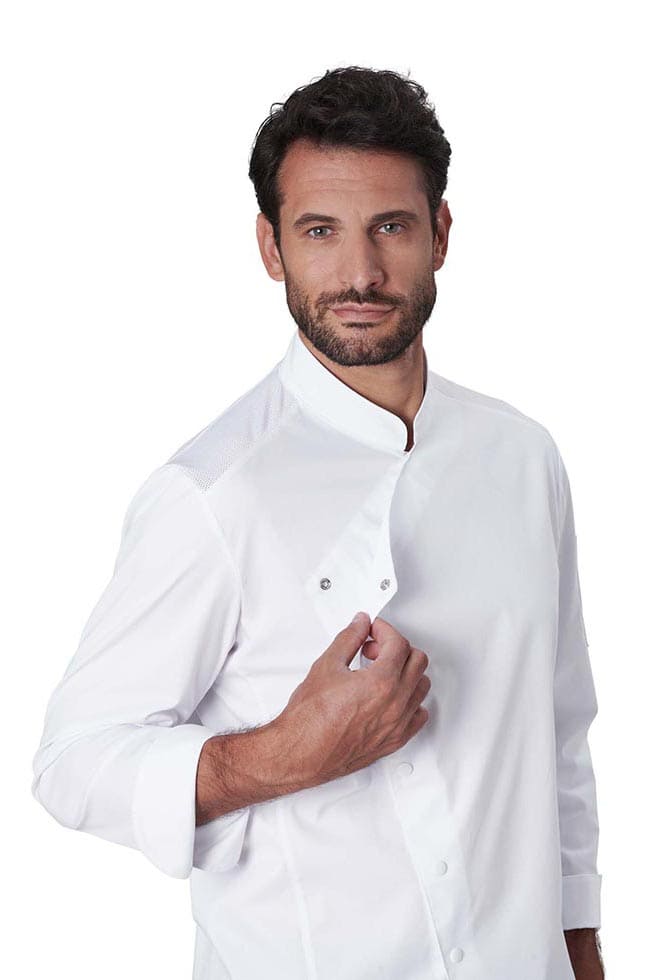 Giacca cuoco in mistocotone Siggi Nathan - Westrose SRL - Abbigliamento da Lavoro Personalizzato