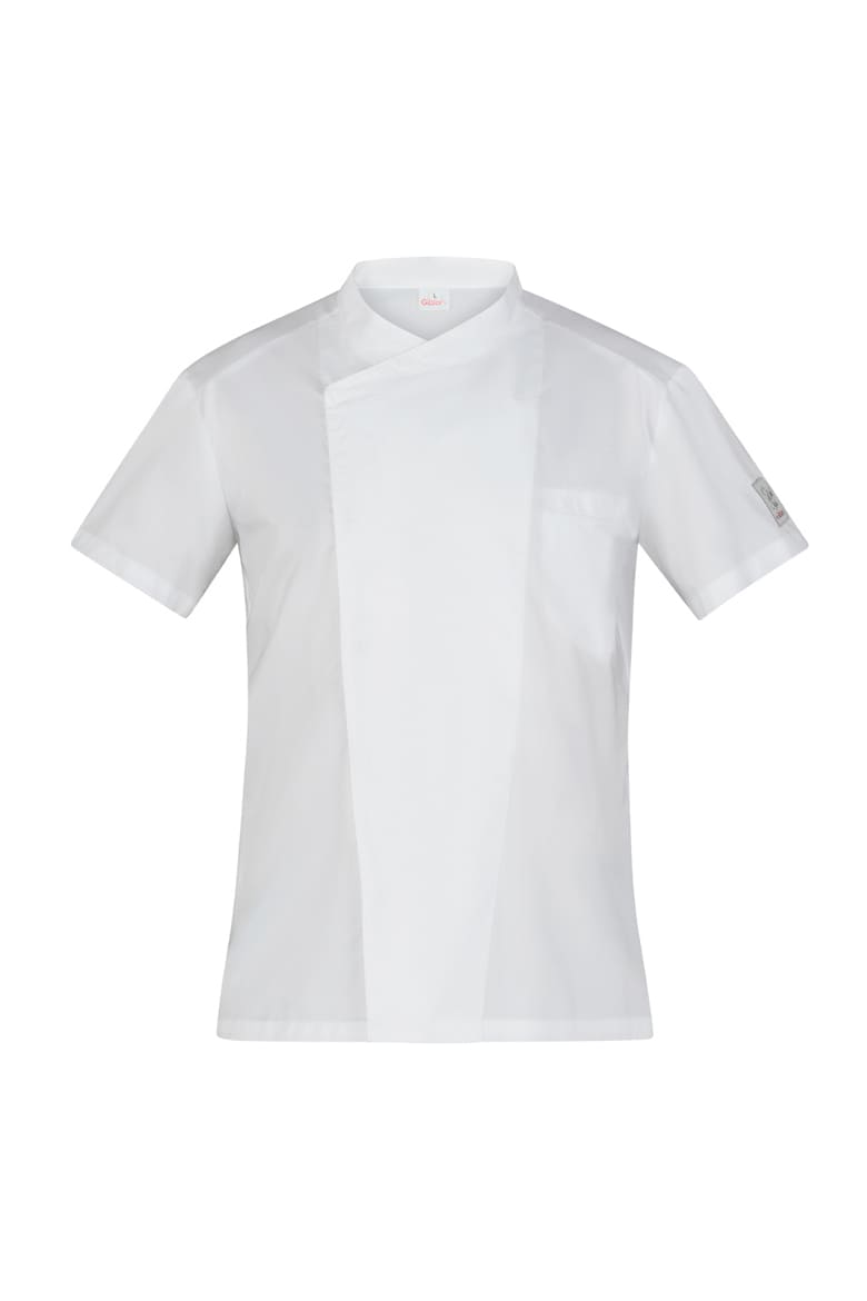 Giacca cuoco manica corta microfibra Giblor's Liam 24P08G399 - Westrose SRL - Abbigliamento da Lavoro Personalizzato