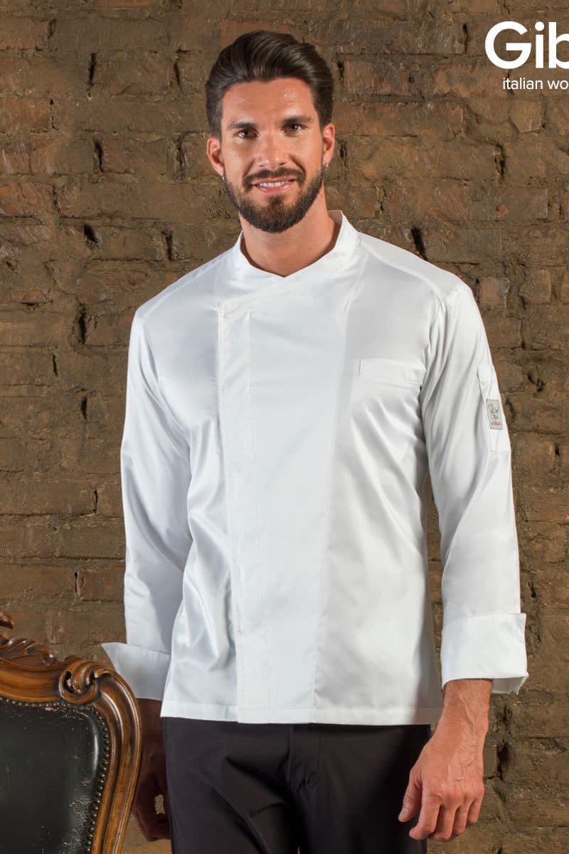Giacca cuoco microfibra Giblor's Michael 24P08G413 - Westrose SRL - Abbigliamento da Lavoro Personalizzato