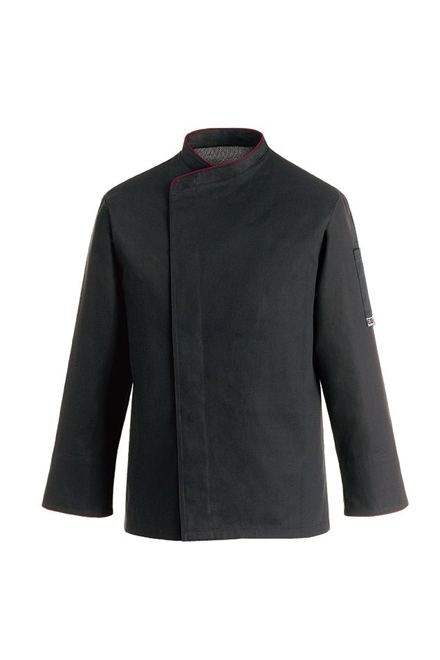 Giacca cuoco profilata retro traspirante bottoni automatici Egochef Comfort 2031 - Westrose SRL - Abbigliamento da Lavoro Personalizzato