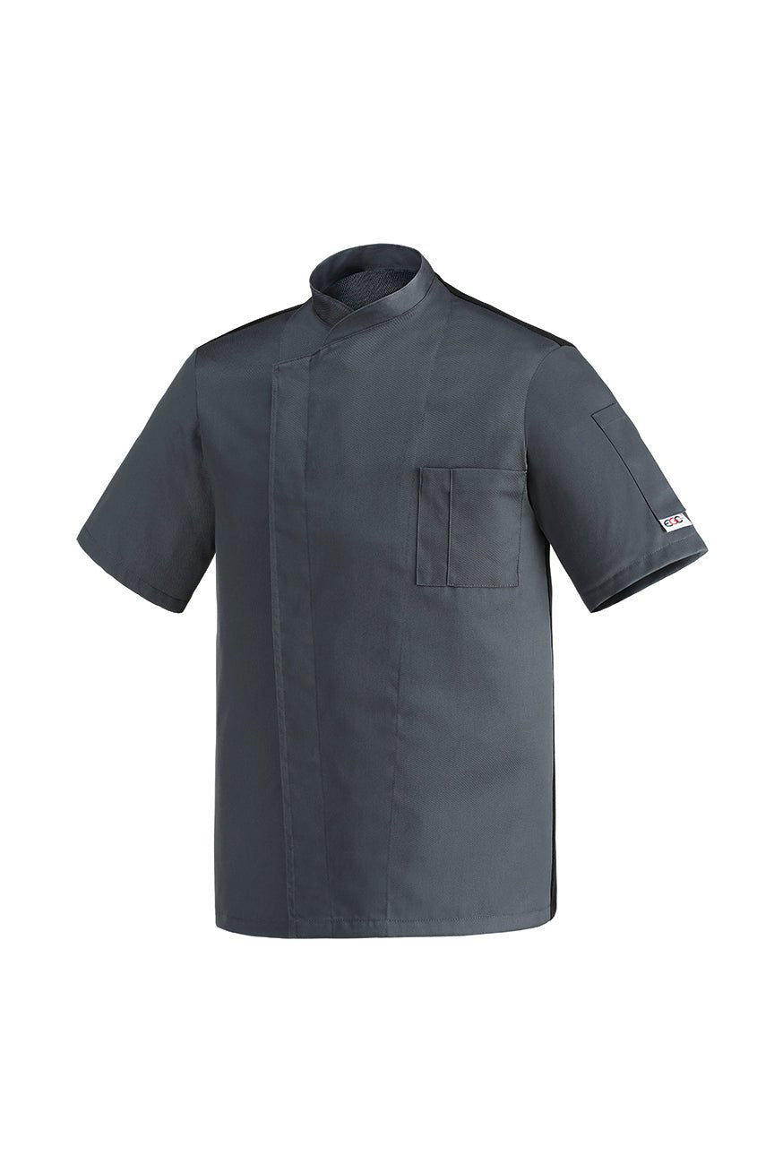Giacca cuoco retro traspirante bottoni automatici Egochef Ottavio 2064 - 2065 - Westrose SRL - Abbigliamento da Lavoro Personalizzato