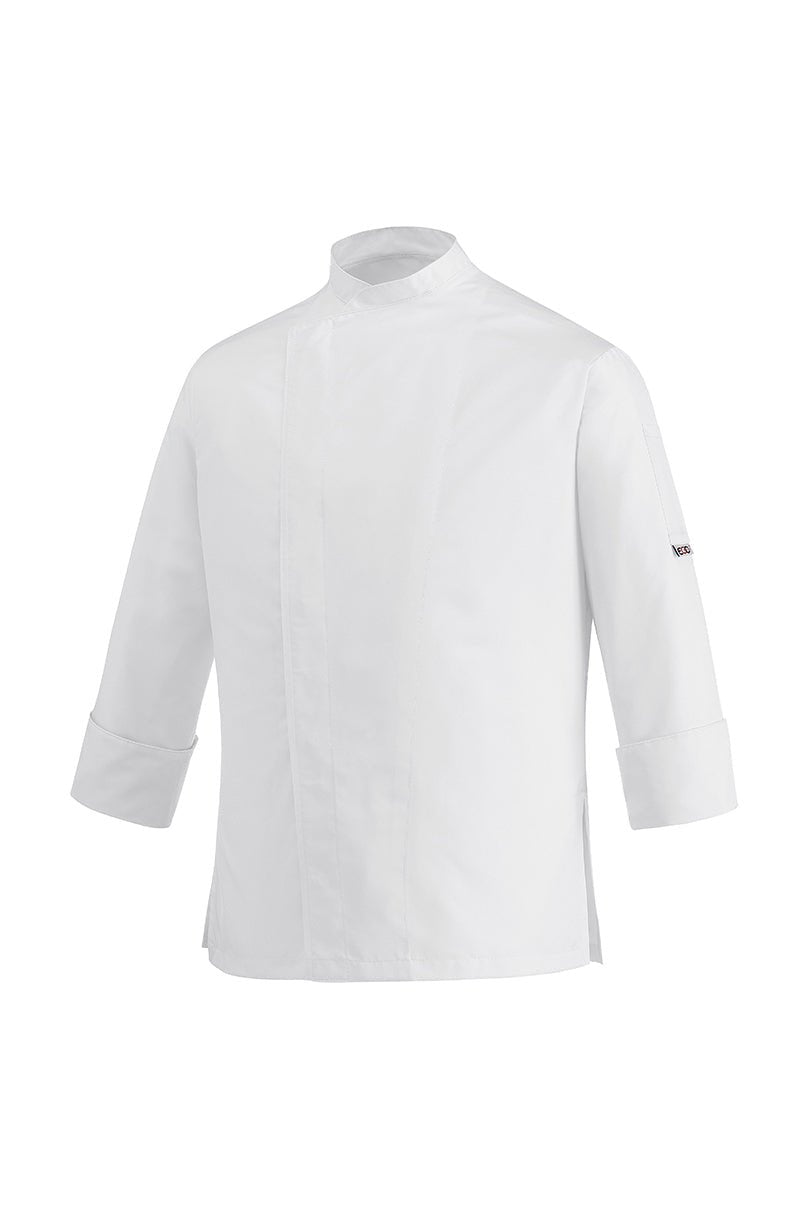 Giacca cuoco slim fit microfibra zero pieghe Egochef Guy 2073 - Westrose SRL - Abbigliamento da Lavoro Personalizzato