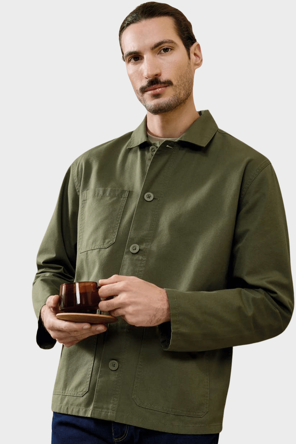 Giacca da Lavoro Unisex in Canvas Verde Oliva – Stile Urban PR022 - Westrose