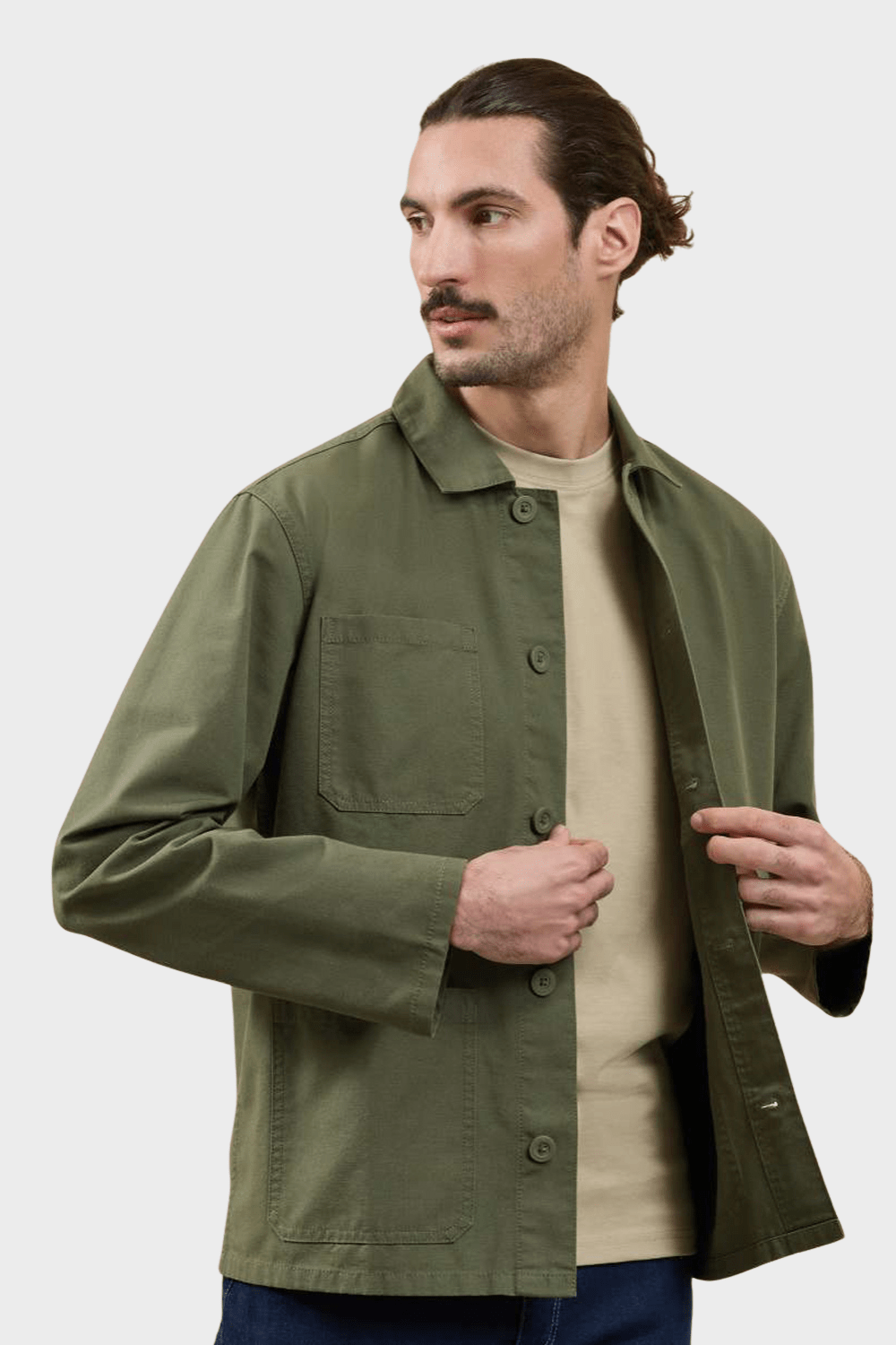 Giacca da Lavoro Unisex in Canvas Verde Oliva – Stile Urban PR022 - Westrose