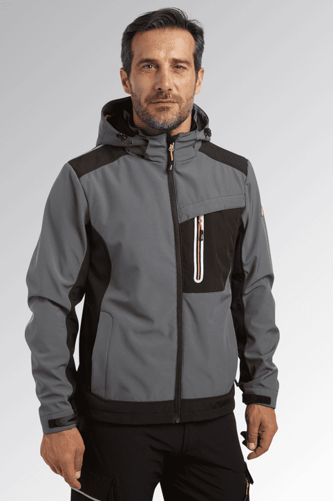 Giacca Diadora Softshell Carbon Tech 310 gr - Westrose SRL - Abbigliamento da Lavoro Personalizzato