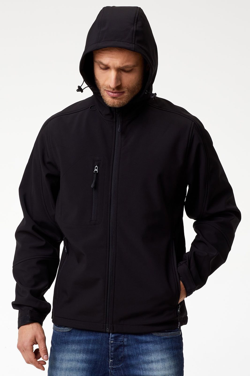 Giacca in softshell Black Spider Storm 340 gr - Westrose SRL - Abbigliamento da Lavoro Personalizzato