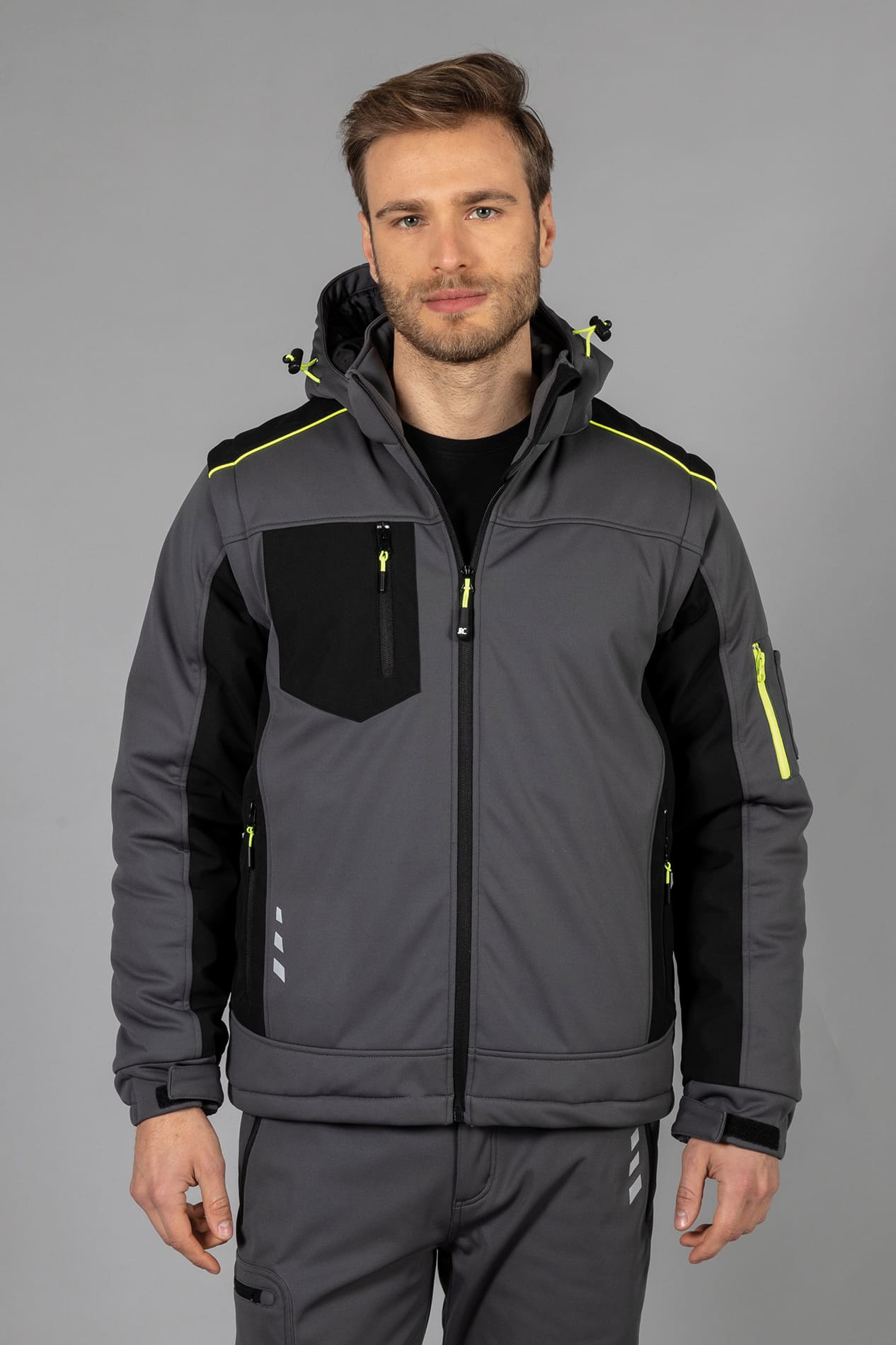 Giacca softshell imbottito smanicabile JRC Losanna - Westrose SRL - Abbigliamento da Lavoro Personalizzato