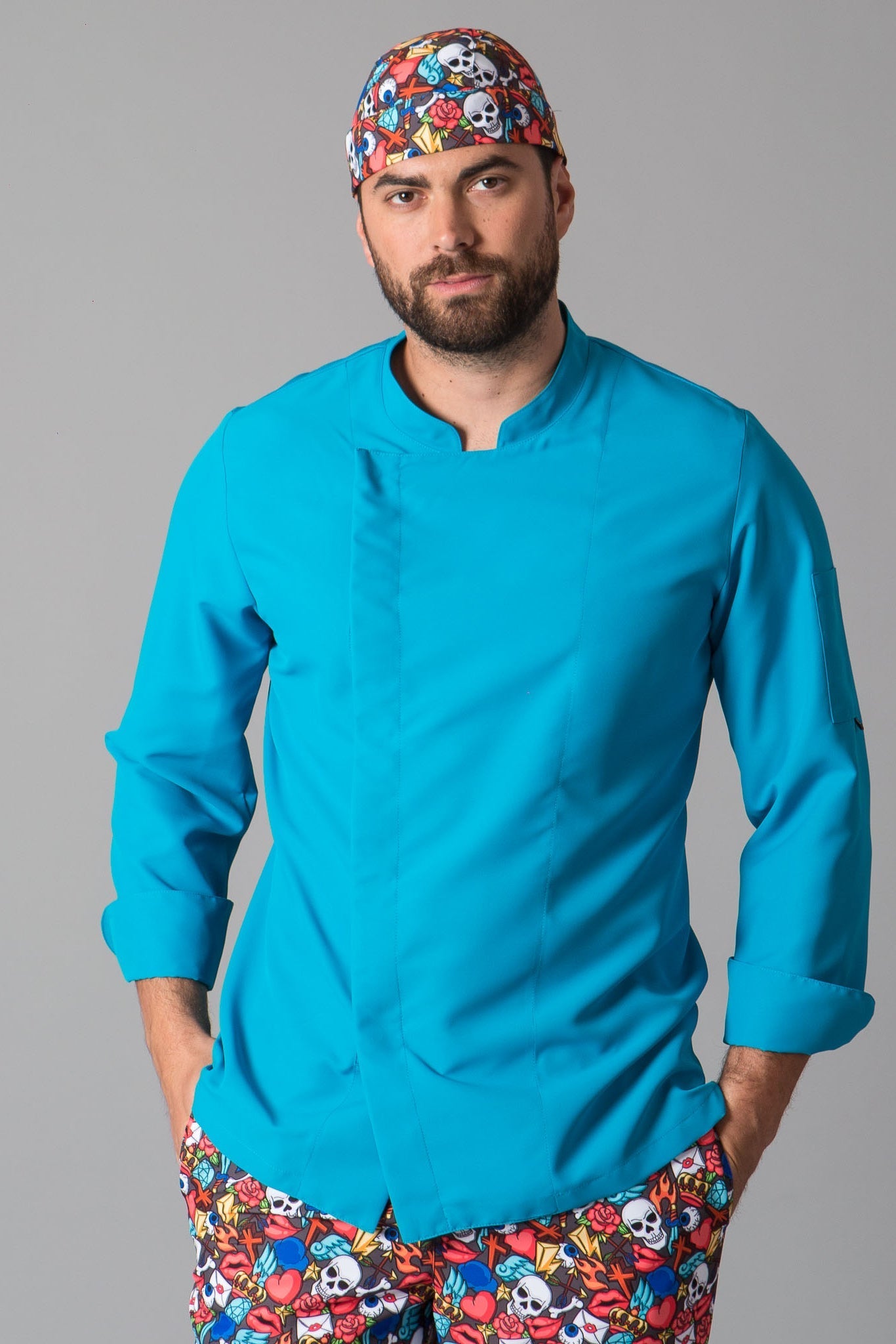 Giacca uomo cucina microfibra Gary's Vidal 944100 - Westrose SRL - Abbigliamento da Lavoro Personalizzato