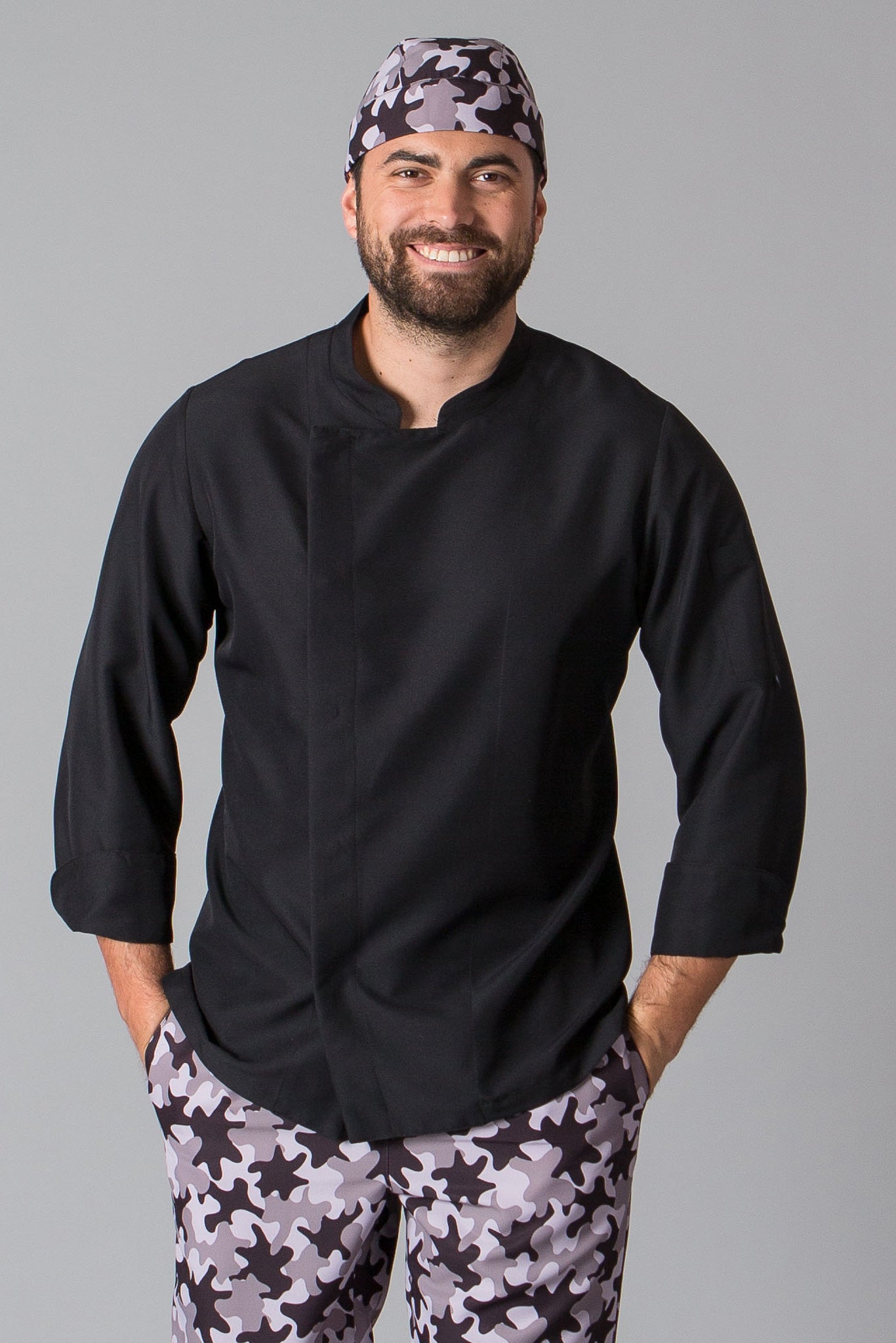 Giacca uomo cucina microfibra Gary's Vidal 944100 - Westrose SRL - Abbigliamento da Lavoro Personalizzato