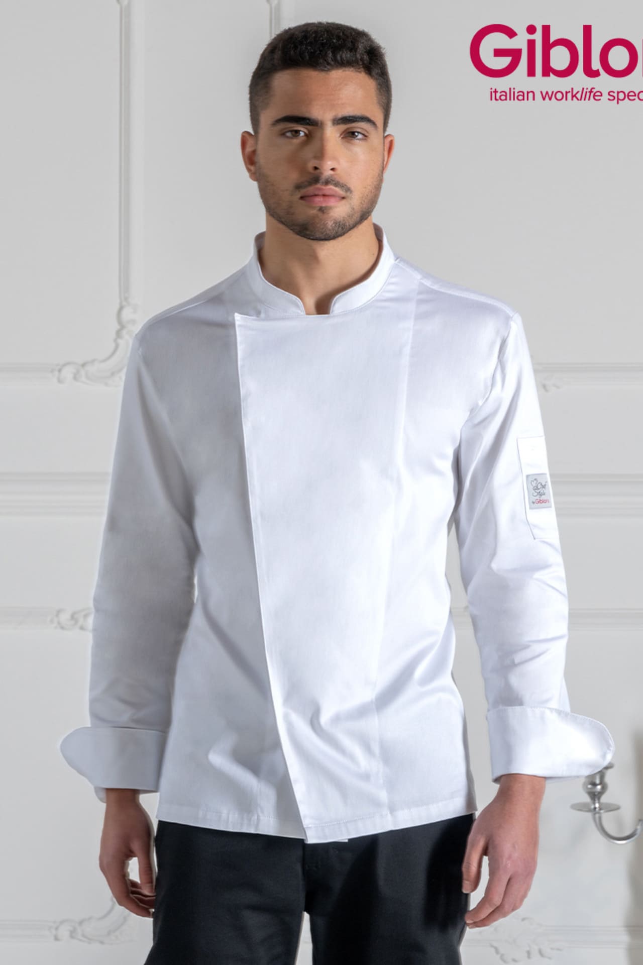 Giacca cuoco cotone elasticizzato Giblor's Augustin