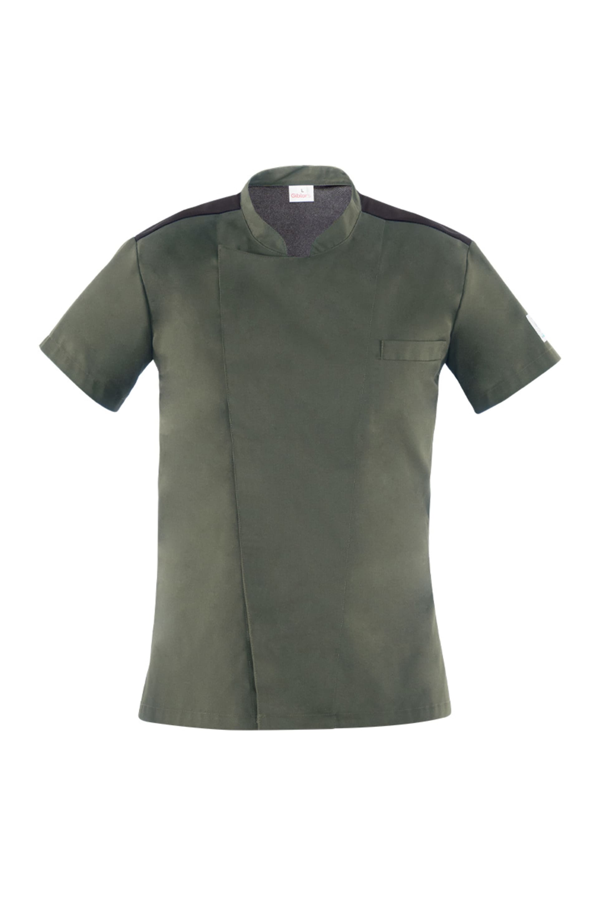 Giacca cuoco manica corte mistocotone Giblor's Thiago