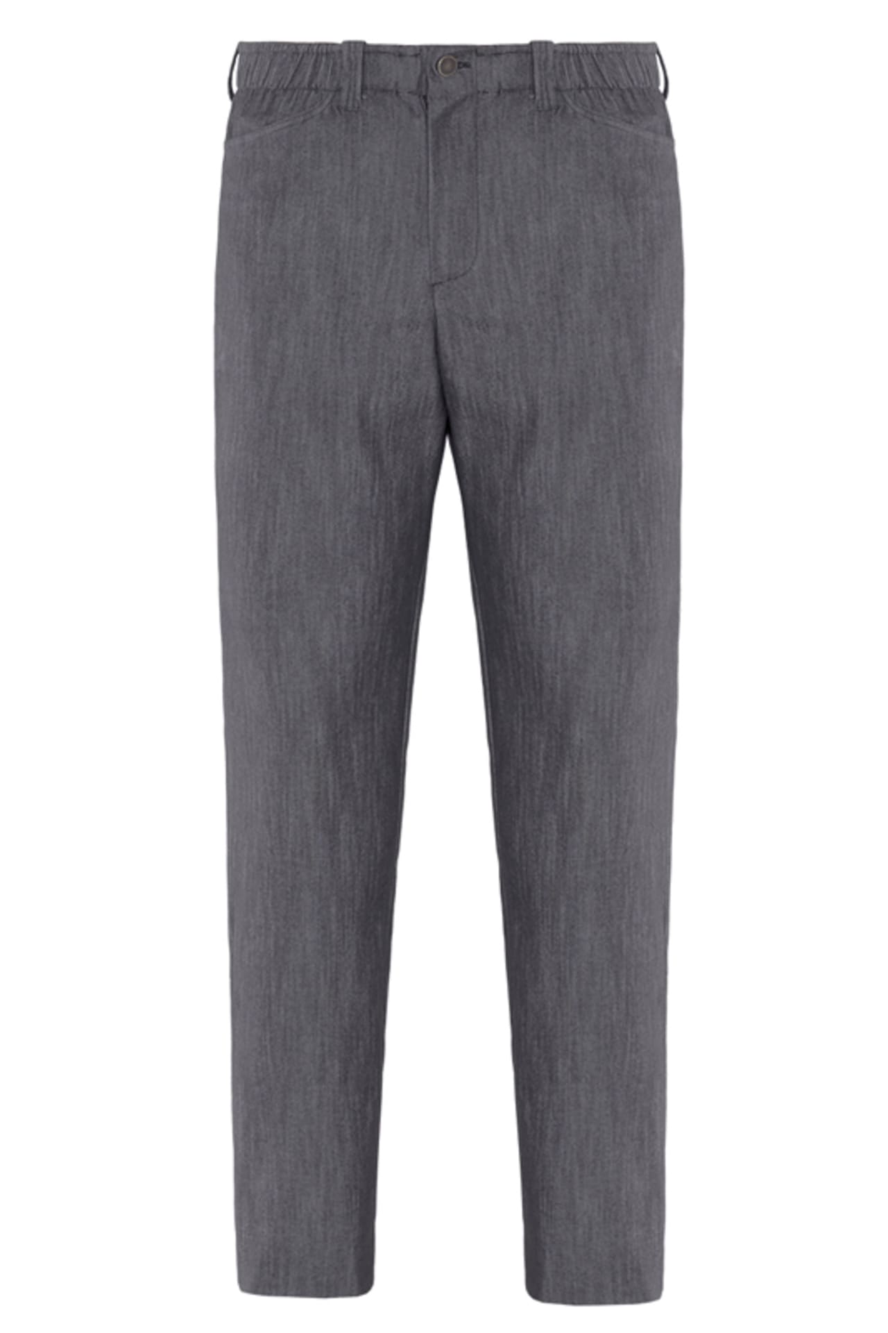 Pantalone elastico e bottone in jeans Giblor's Giove