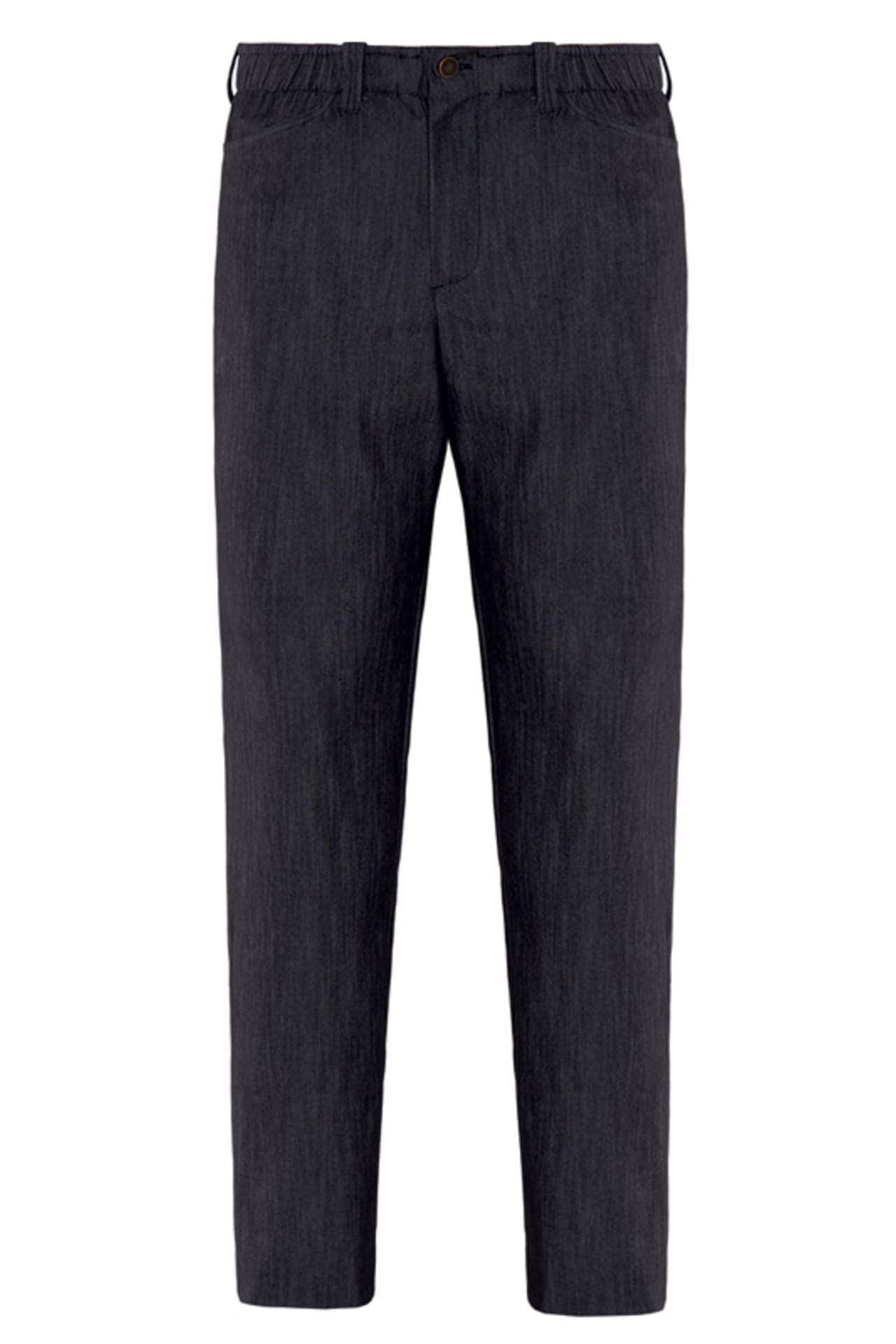 Pantalone elastico e bottone in jeans Giblor's Giove