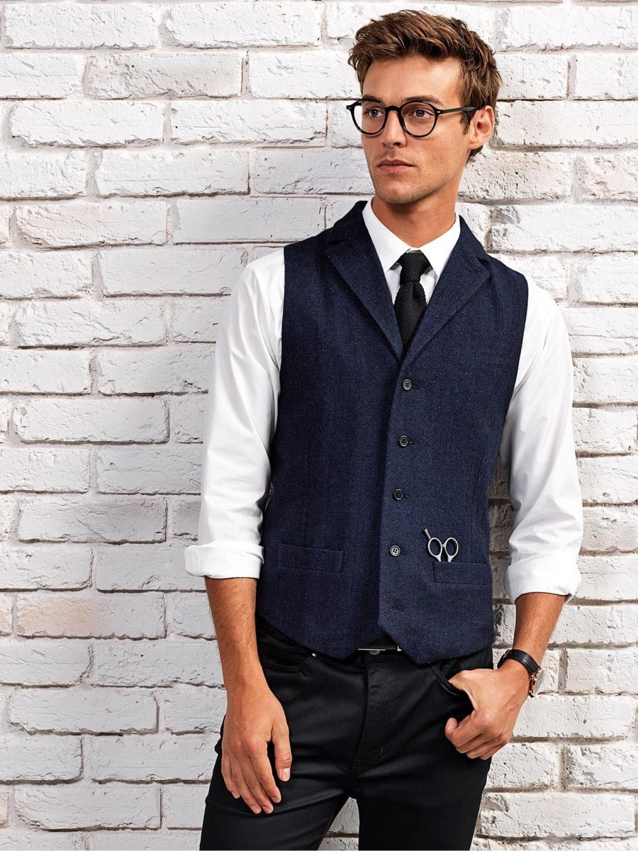 Gilet barber Herringbone - Westrose SRL - Abbigliamento da Lavoro Personalizzato