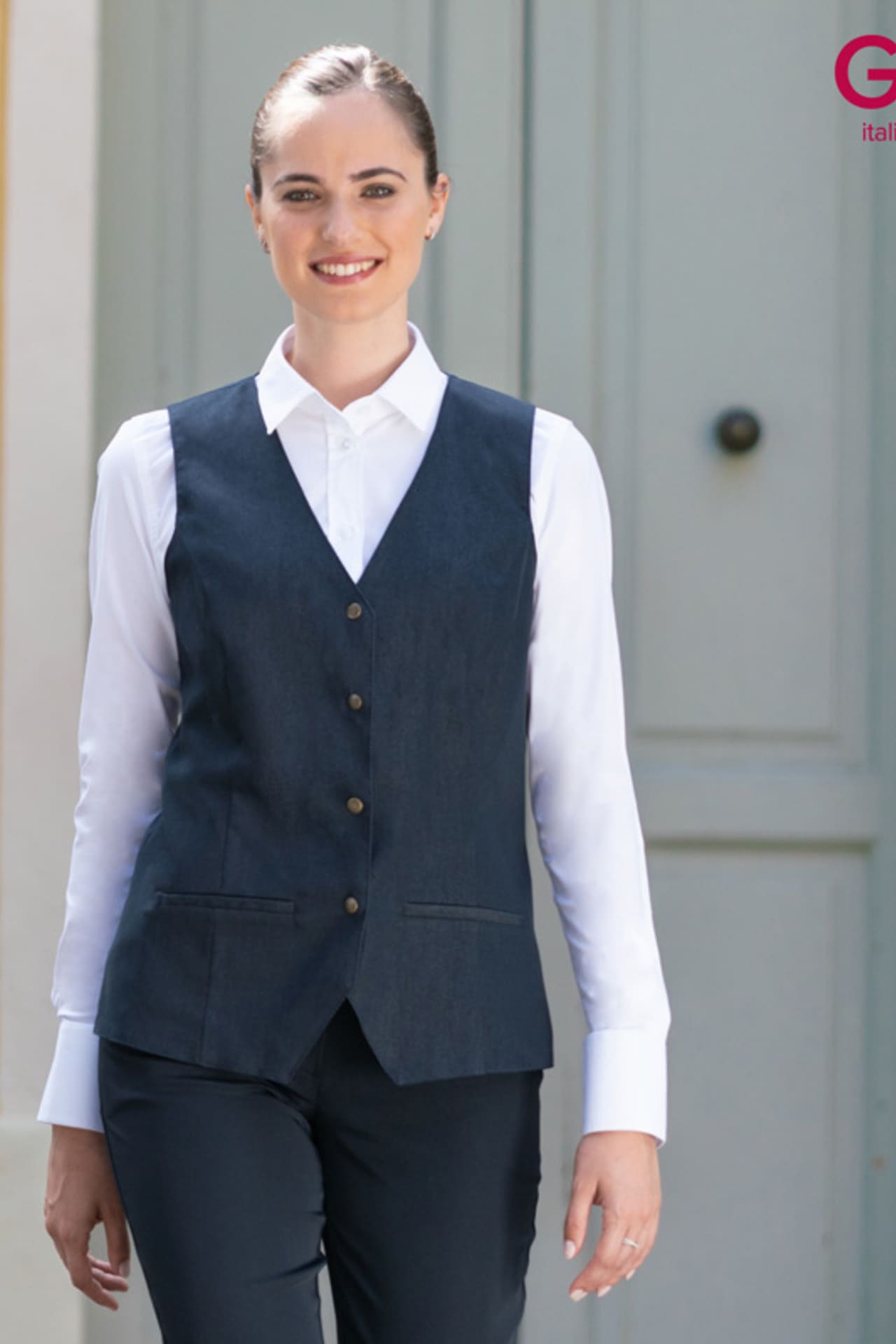 Gilet donna scozzese Giblor's Cora - Westrose SRL - Abbigliamento da Lavoro Personalizzato