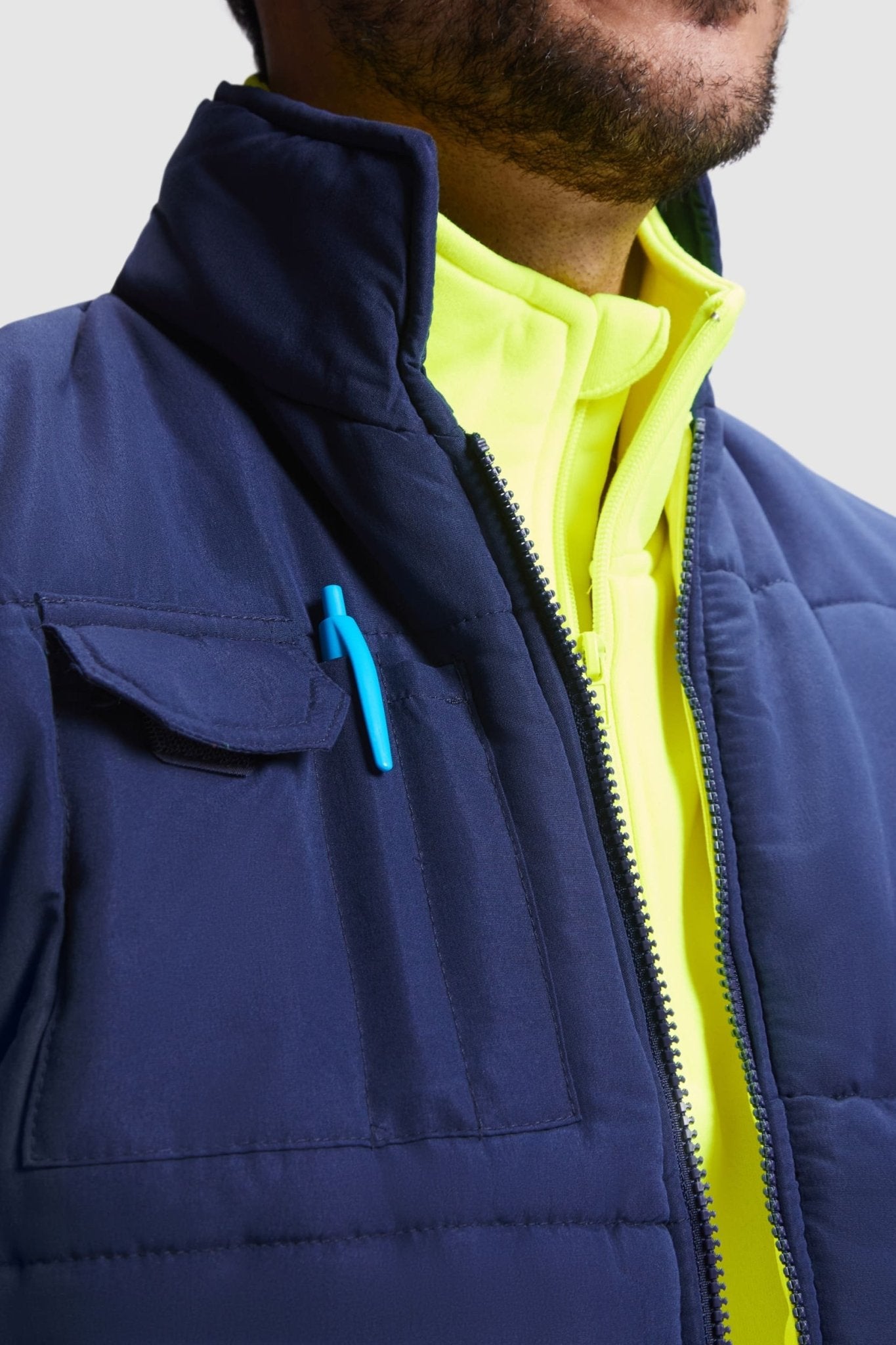 Gilet reversibile alta visibilità Roly Persei 450 gr - Westrose SRL - Abbigliamento da Lavoro Personalizzato