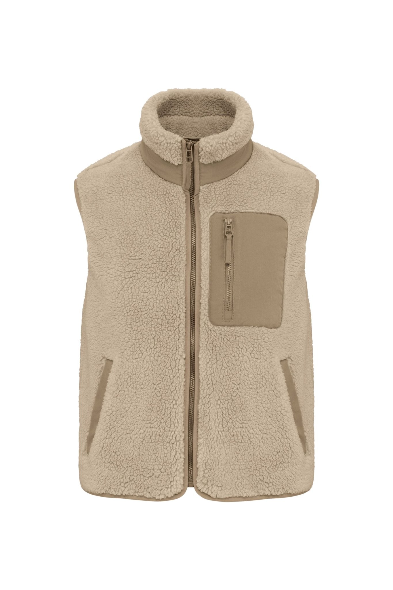Gilet Sherpa unisex con tasche zip 480 gr NS624 - Westrose SRL - Abbigliamento da Lavoro Personalizzato