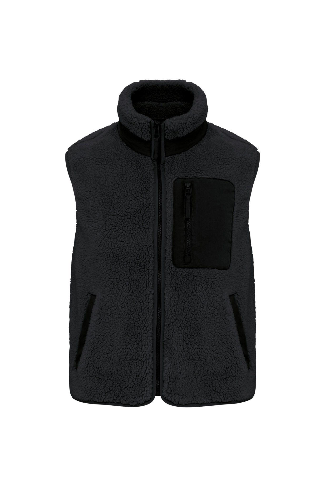 Gilet Sherpa unisex con tasche zip 480 gr NS624 - Westrose SRL - Abbigliamento da Lavoro Personalizzato