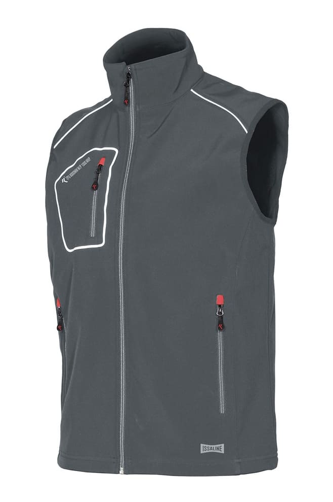 Gilet softshell interno in pile Issa Line Snappy - Westrose SRL - Abbigliamento da Lavoro Personalizzato