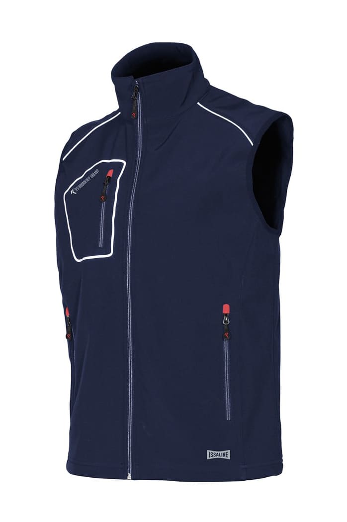Gilet softshell interno in pile Issa Line Snappy - Westrose SRL - Abbigliamento da Lavoro Personalizzato