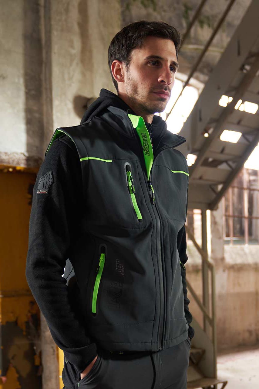 Gilet softshell U - Power Universe 320 gr - Westrose SRL - Abbigliamento da Lavoro Personalizzato
