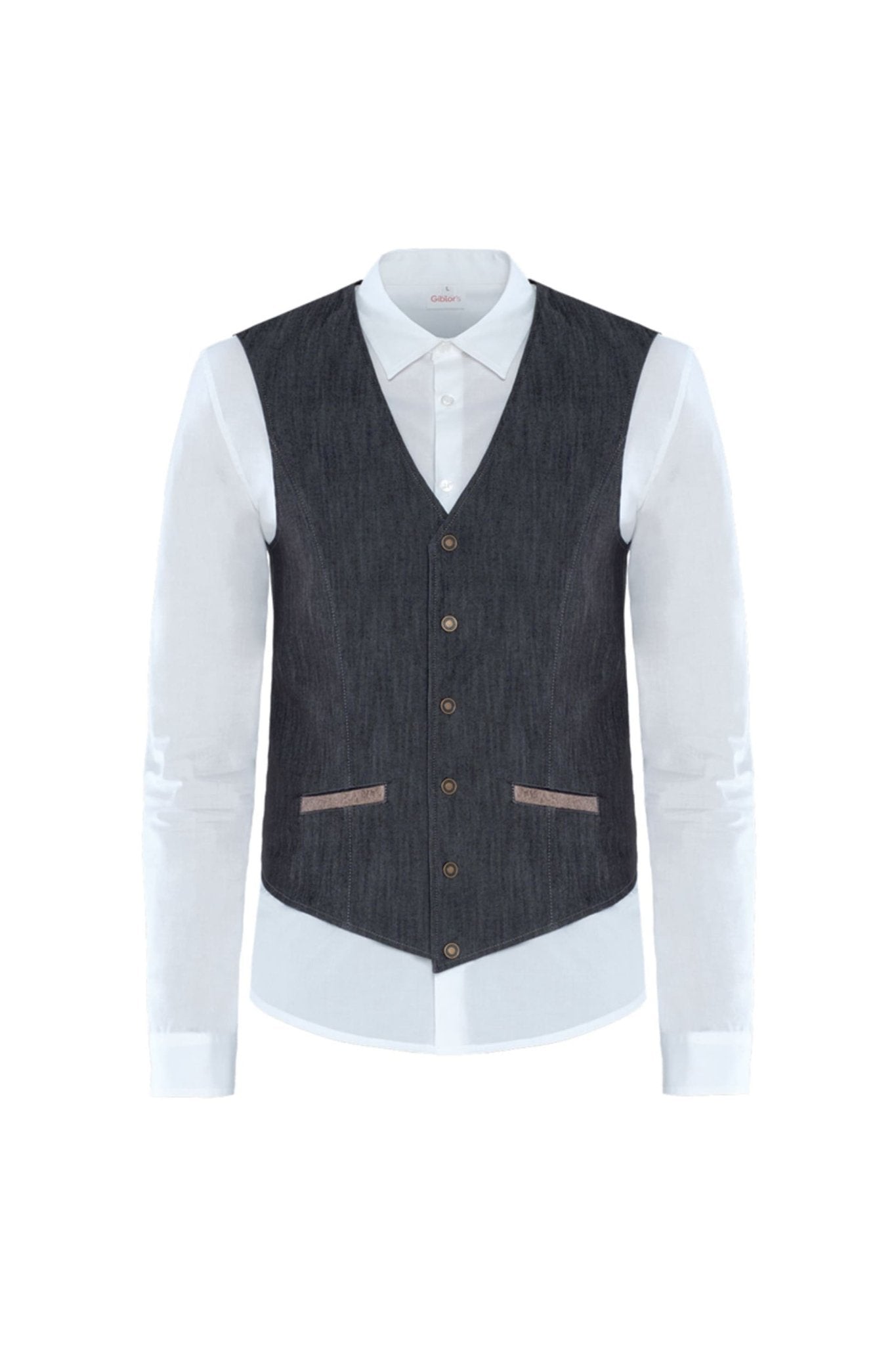 Gilet uomo in jeans Giblor's Snow - Westrose SRL - Abbigliamento da Lavoro Personalizzato