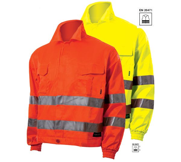 Giubbino alta visibilità Blue Tech ART267 - Westrose SRL - Abbigliamento da Lavoro Personalizzato
