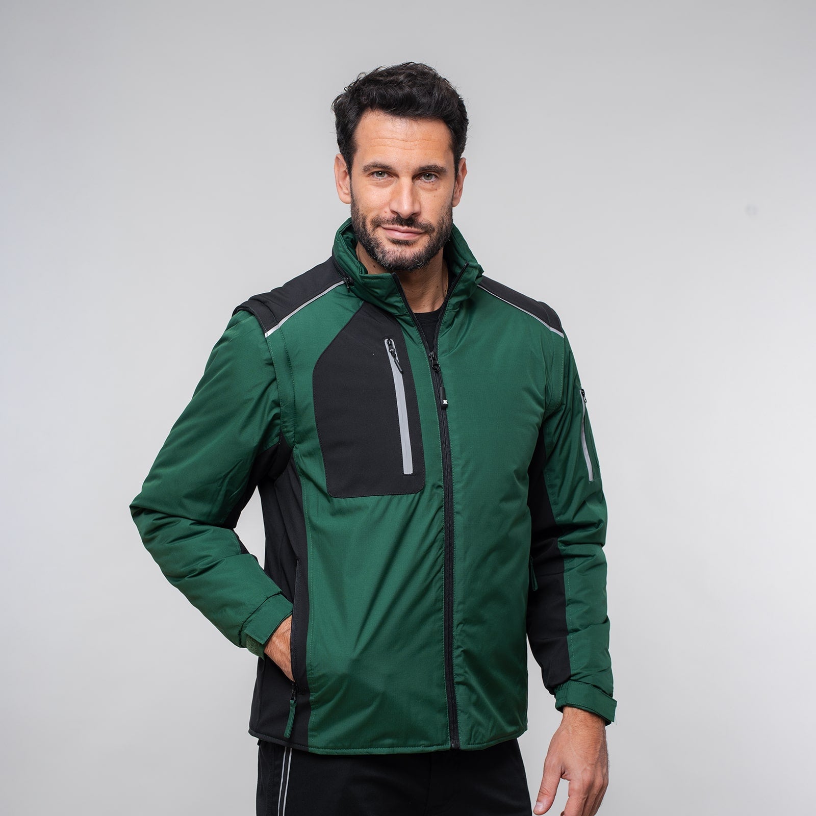 Giubbino smanicabile multitasche JRC Ireland - Westrose SRL - Abbigliamento da Lavoro Personalizzato