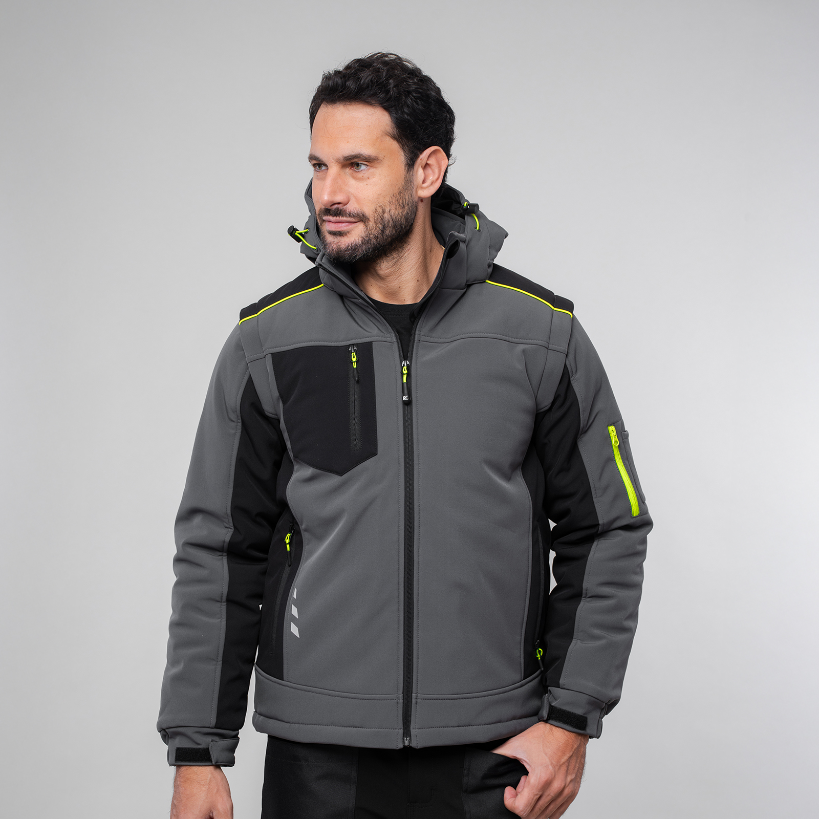 Giacca softshell imbottito smanicabile JRC Losanna
