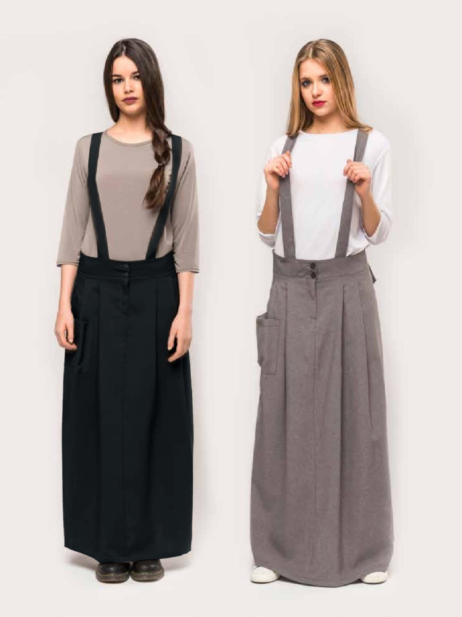 Gonna antideco con bretelle Endi Blanche - Westrose SRL - Abbigliamento da Lavoro Personalizzato