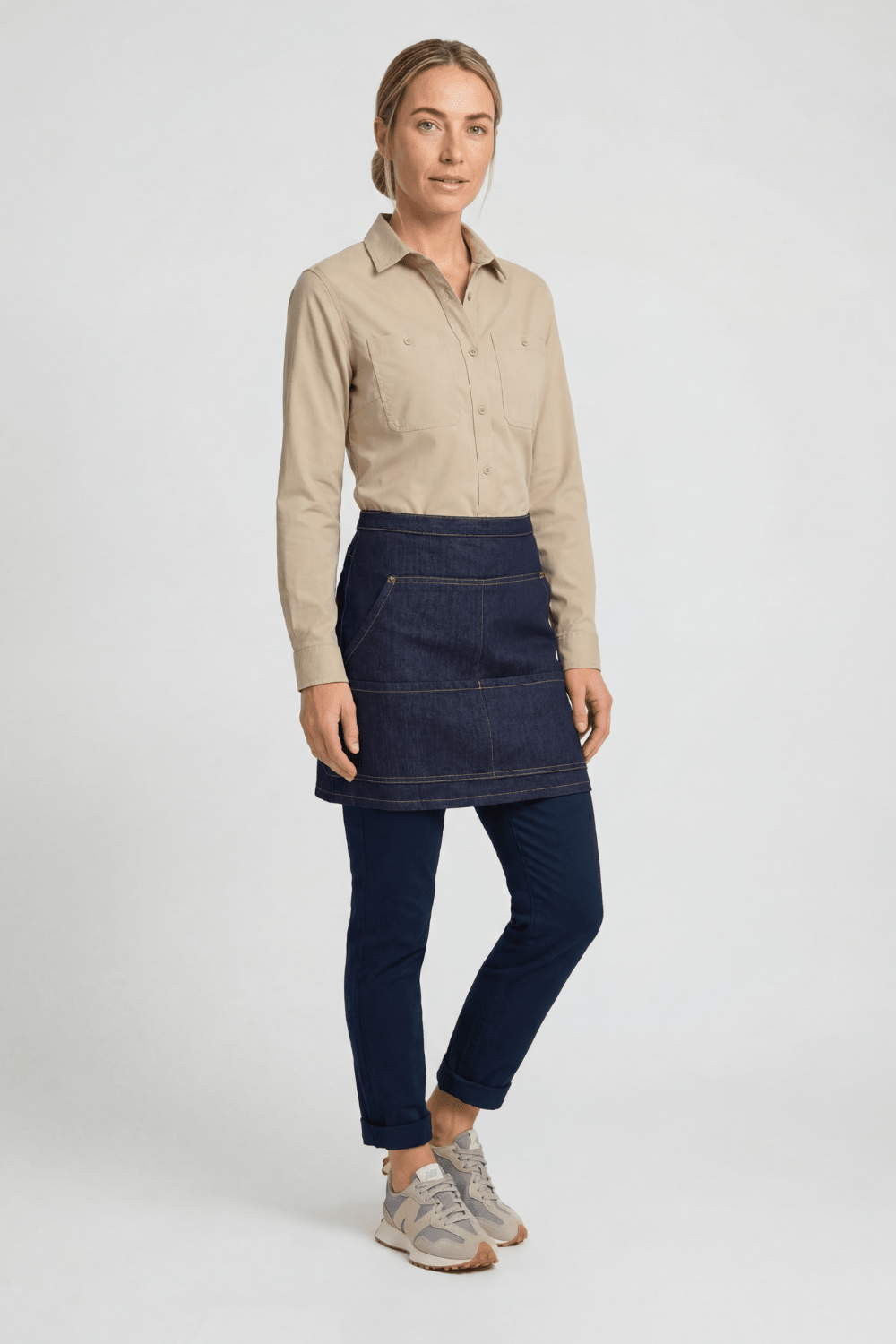 Grembiule a vita in denim con 4 Tasche PR125 - Westrose