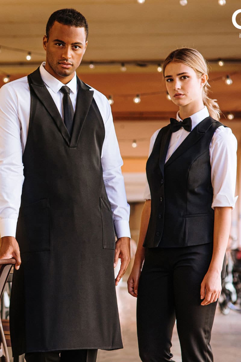 Grembiule collo revert elasticizzato no stiro Giblor's Siviglia - Westrose SRL - Abbigliamento da Lavoro Personalizzato