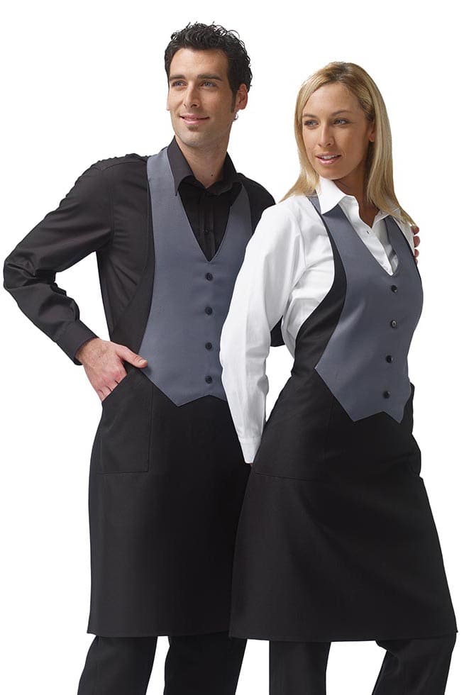 Grembiule con finto gilet no stiro Siggi Bologna - Westrose SRL - Abbigliamento da Lavoro Personalizzato