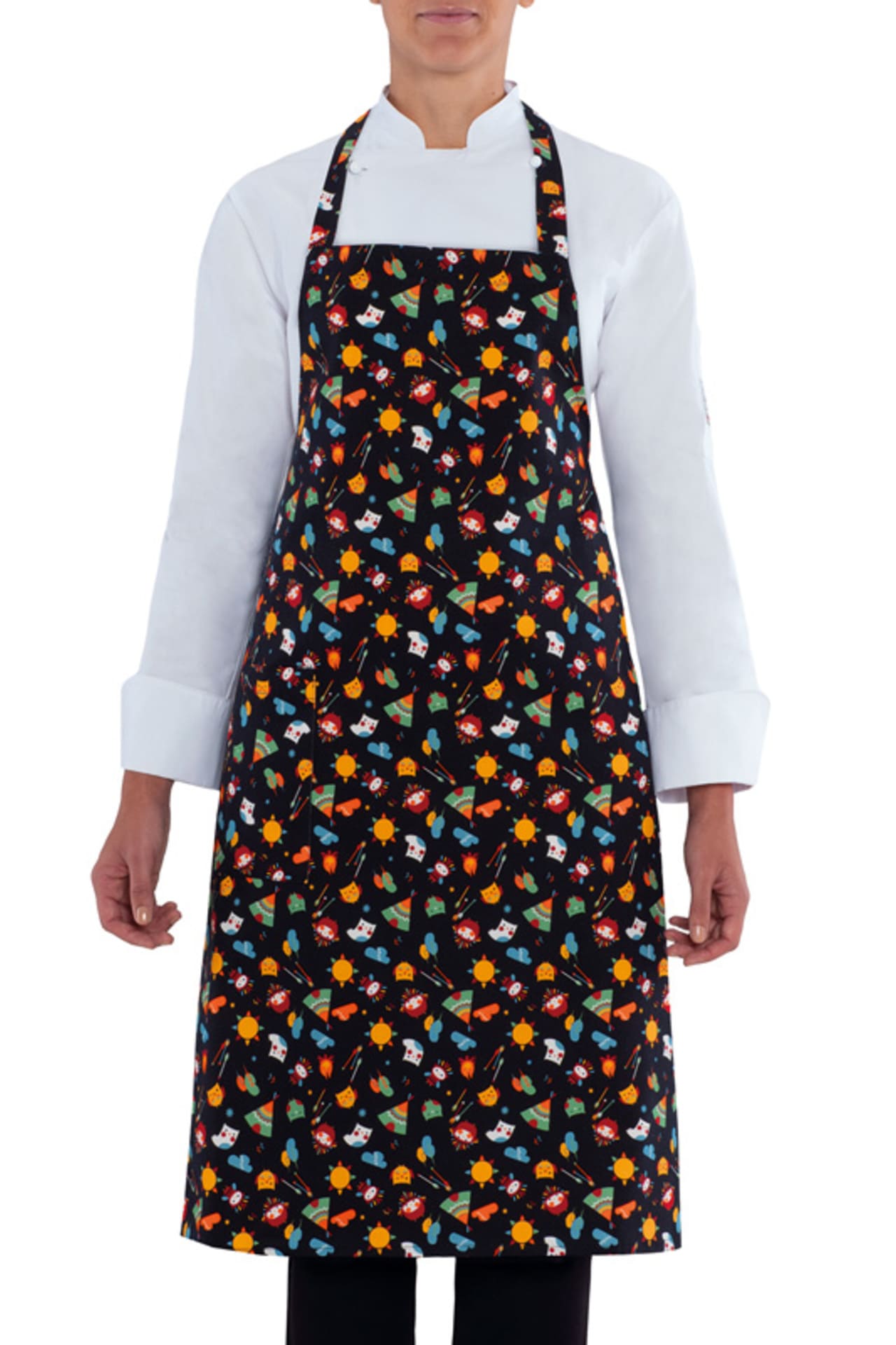 Grembiule cucina in cotone fantasia Giblor's Parigi 19P08H478 - Westrose SRL - Abbigliamento da Lavoro Personalizzato