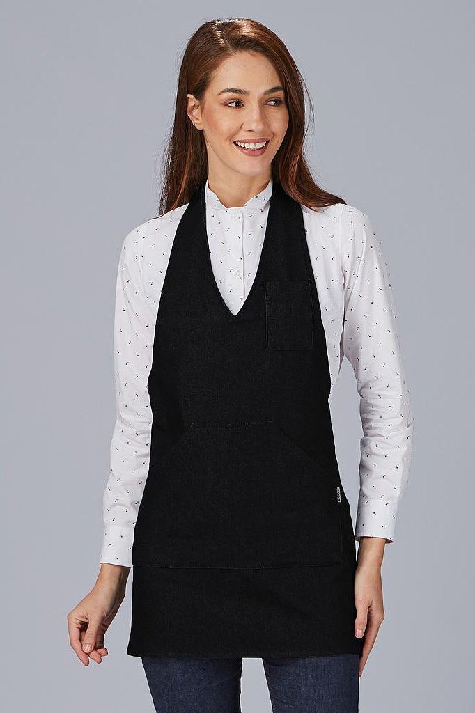 grembiule-donna-bar-nero-scollo-V-no-stiro-garys-182200-001-UD