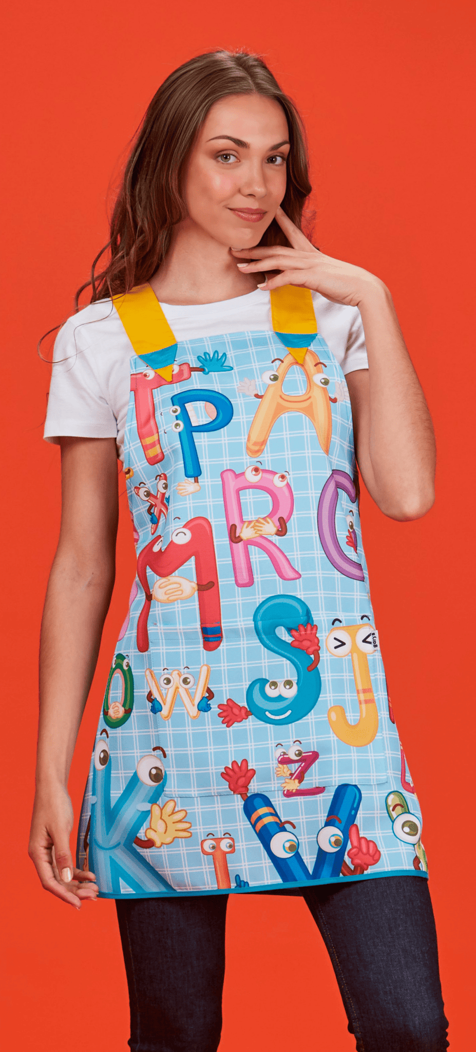 Grembiule donna scuola Gary's Abecedario 200005 - Westrose SRL - Abbigliamento da Lavoro Personalizzato