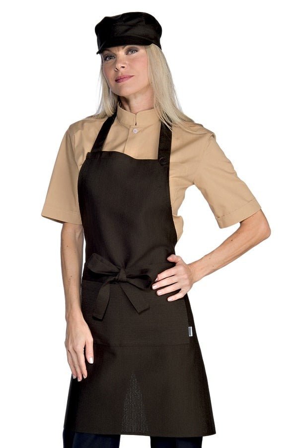 Grembiule Da In Poliestere Tuta Grembiule Da Servizio Con Tasca Abbigliamento Da Lavoro Resistente All'olio Unisex Per Catering Lunghezza Della - Foto 11