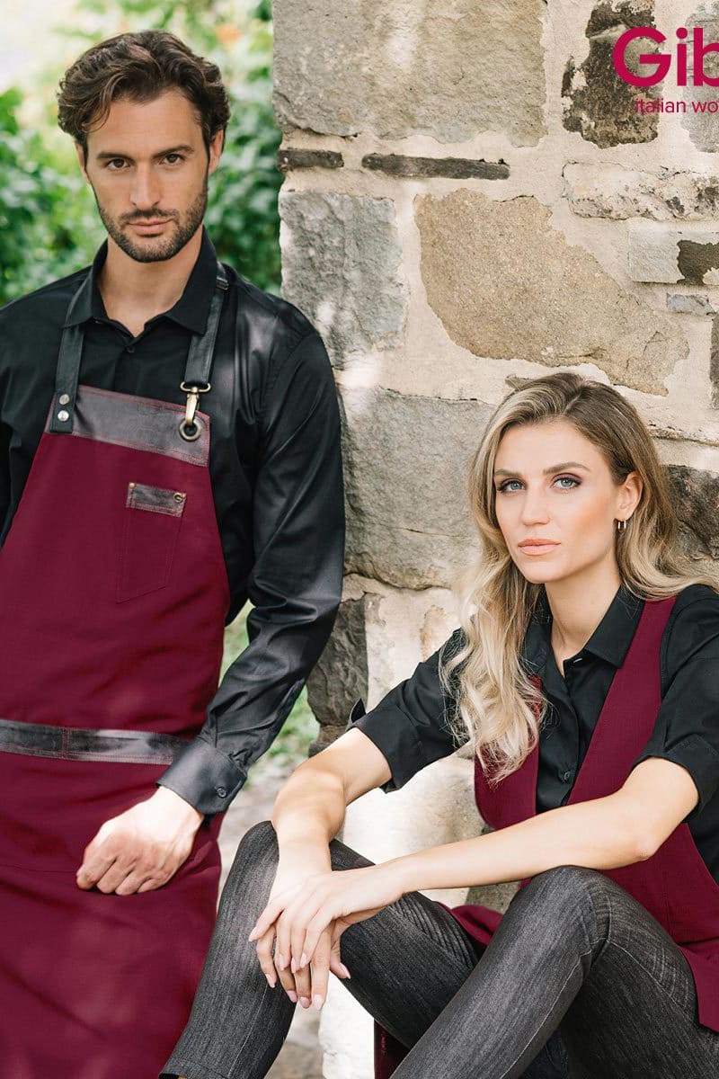 Grembiule inserti ecopelle Giblor's Tropez - Westrose SRL - Abbigliamento da Lavoro Personalizzato