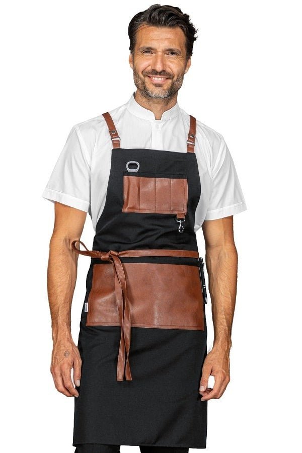 Grembiule inserti in ecopelle Isacco Bristol - Westrose SRL - Abbigliamento da Lavoro Personalizzato