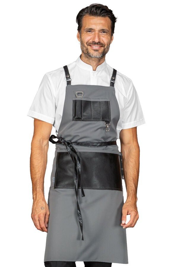 Grembiule inserti in ecopelle Isacco Bristol - Westrose SRL - Abbigliamento da Lavoro Personalizzato