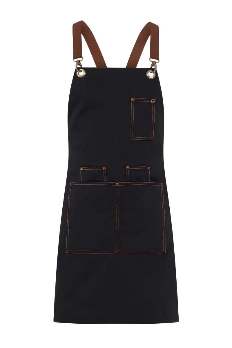 Grembiule mistocotone con retro a incrocio Giblor's Santorini - Westrose SRL - Abbigliamento da Lavoro Personalizzato