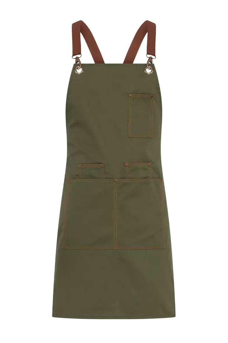 Grembiule mistocotone con retro a incrocio Giblor's Santorini - Westrose SRL - Abbigliamento da Lavoro Personalizzato