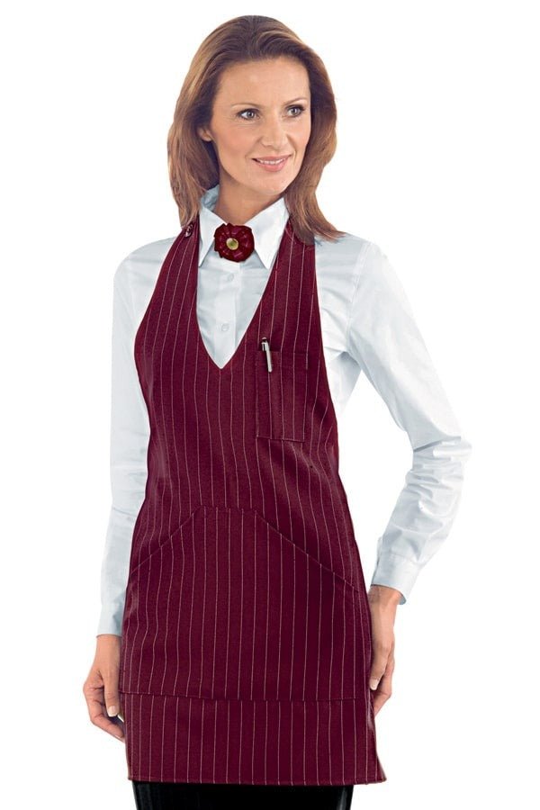 Grembiule scollo V no stiro Isacco Bistrò - Westrose SRL - Abbigliamento da Lavoro Personalizzato