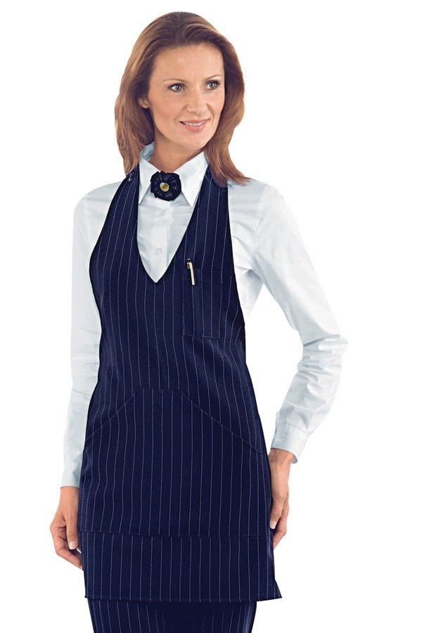 Grembiule scollo V no stiro Isacco Bistrò - Westrose SRL - Abbigliamento da Lavoro Personalizzato