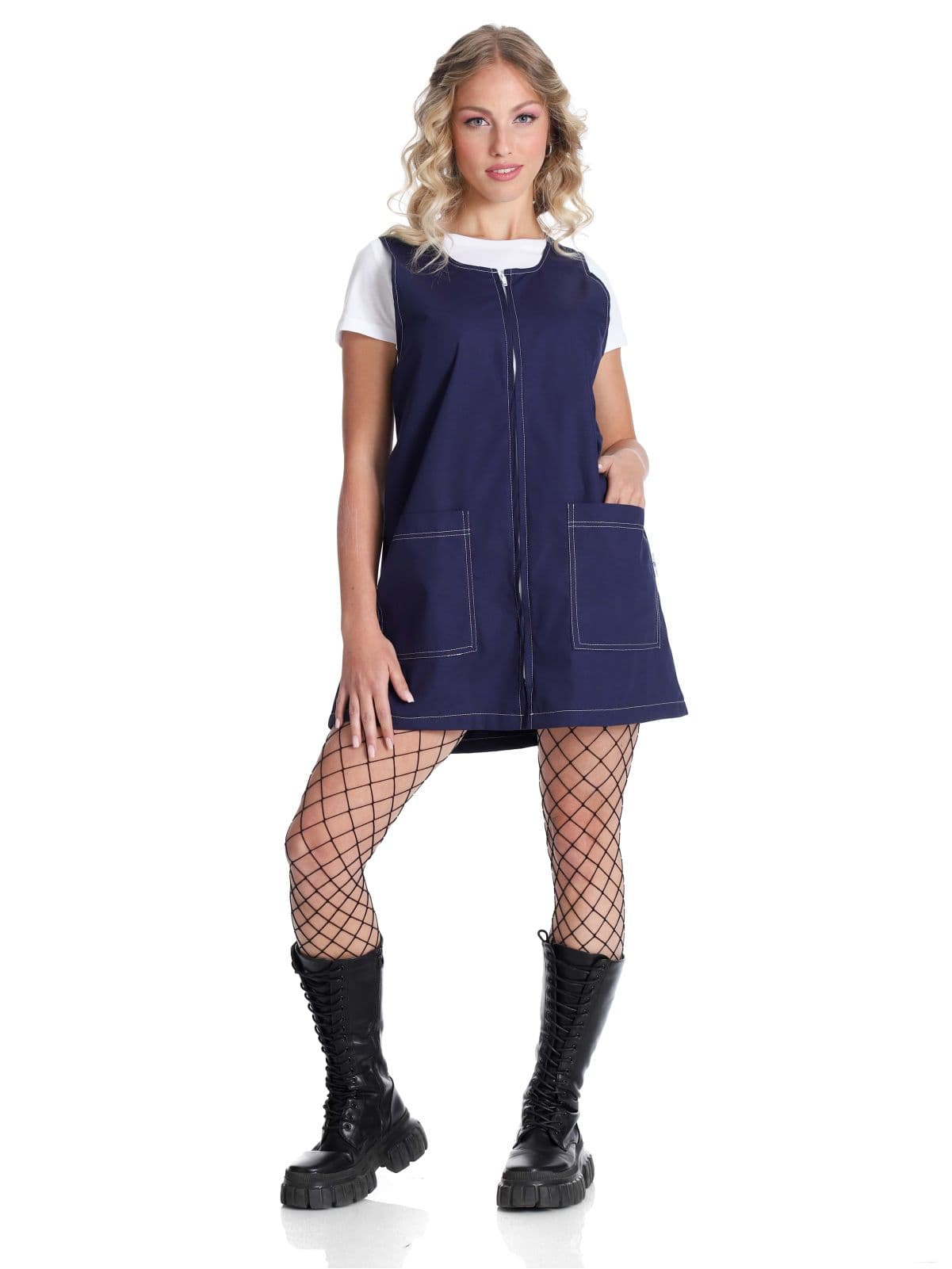 Grembiule scuola misto cotone popeline Jennifer - Westrose SRL - Abbigliamento da Lavoro Personalizzato