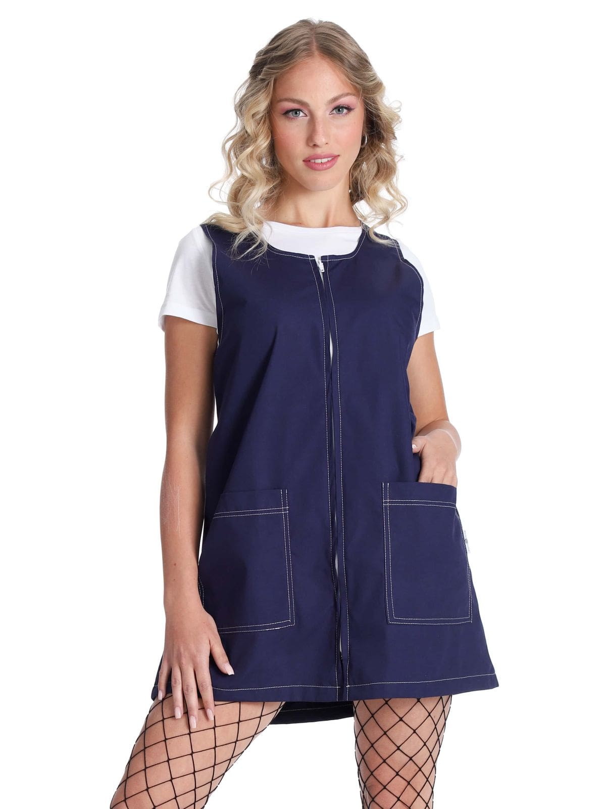 Grembiule scuola misto cotone popeline Jennifer - Westrose SRL - Abbigliamento da Lavoro Personalizzato